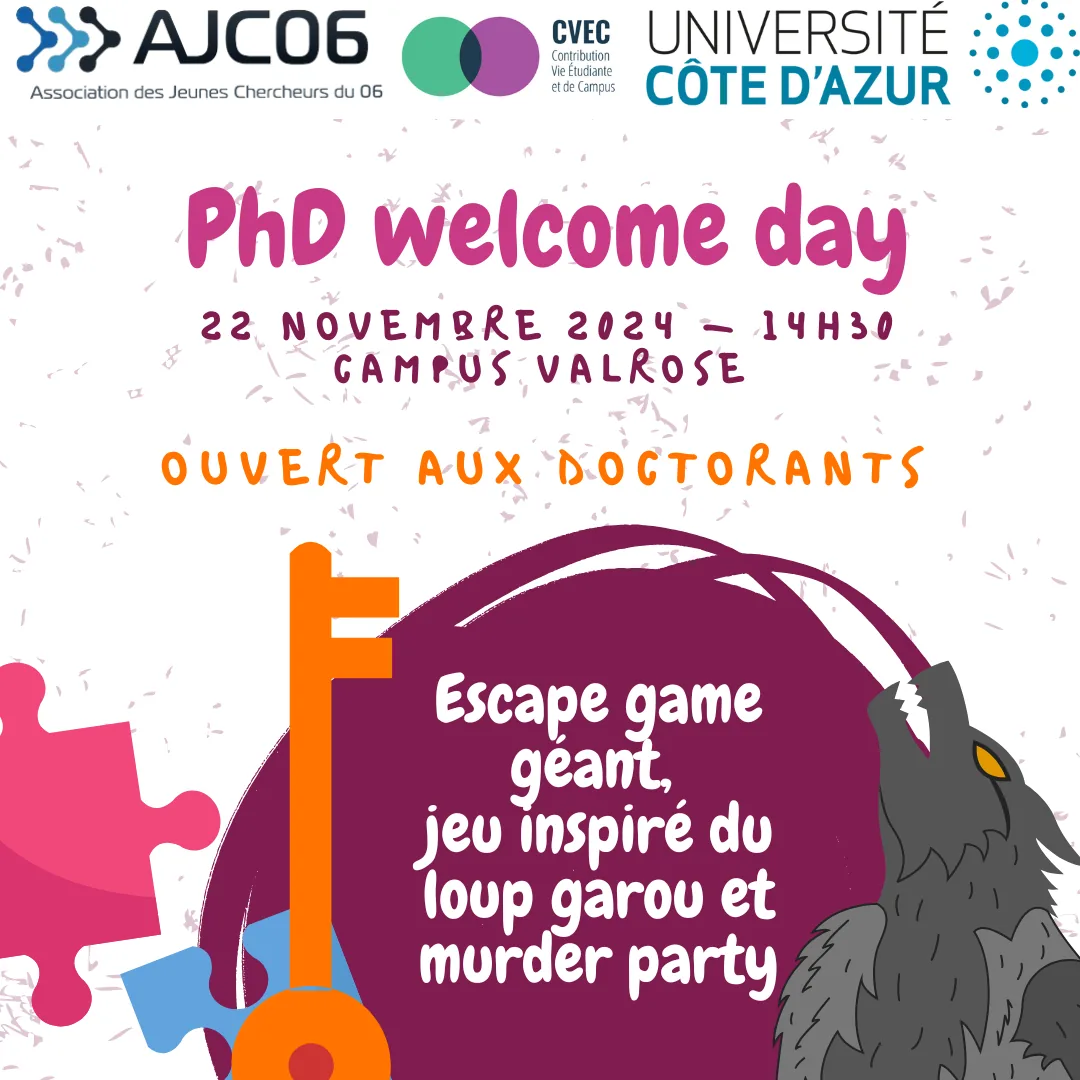 Affiche : PhD welcome Day
