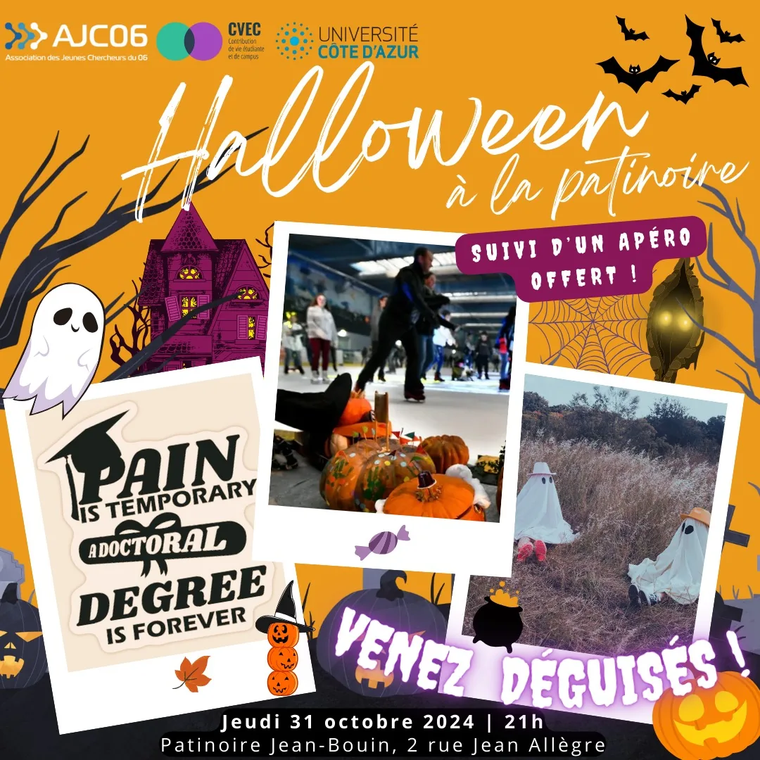 Affiche : PhD meet-up: Halloween à la patinoire
