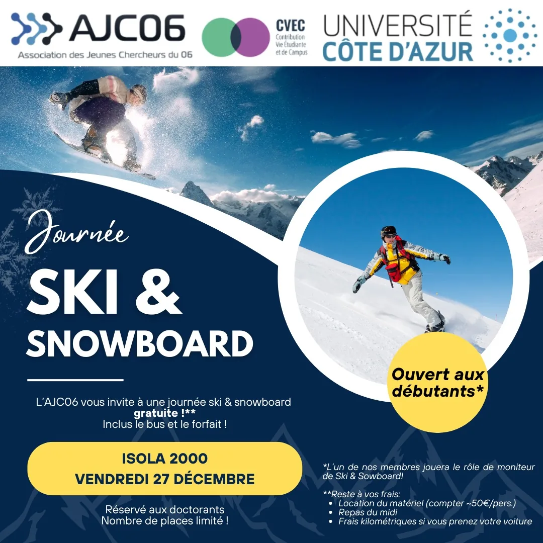 Affiche : PhD meet-up: sortie au ski