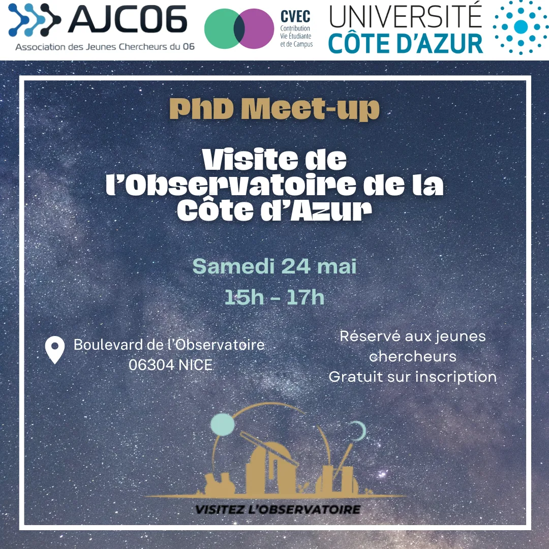 Affiche : Visite Observatoire de la Côte d’Azur