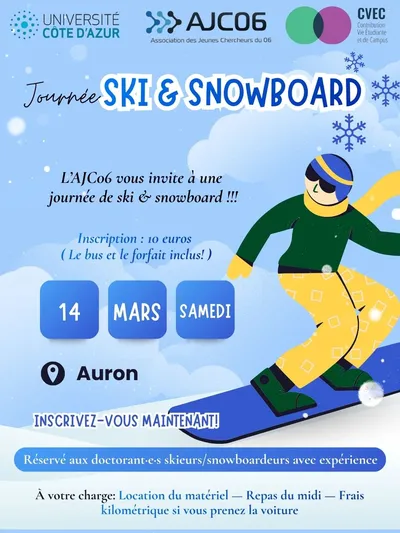 Affiche : Journée Ski